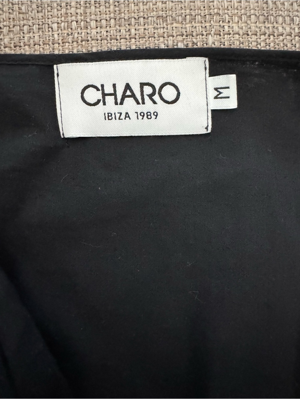 Charo Ruiz Clemence Dress
Black V Neck Long Eyelet Puff Sleeves - Picture 8 of 8